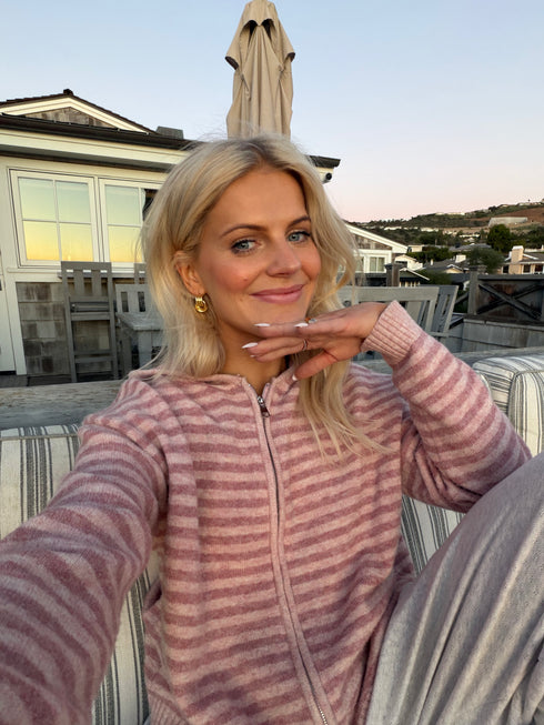 Club Cutie Zip-Up // Sunset