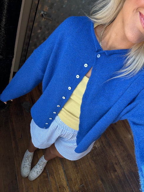 Coco Cutie Cardigan // Cobalt *PREORDER*
