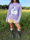 Heirloom Swan Knit // Lilac