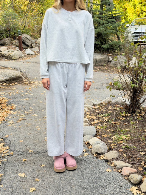 Weekend Waffle Pant // Heather *PREORDER 10/23*