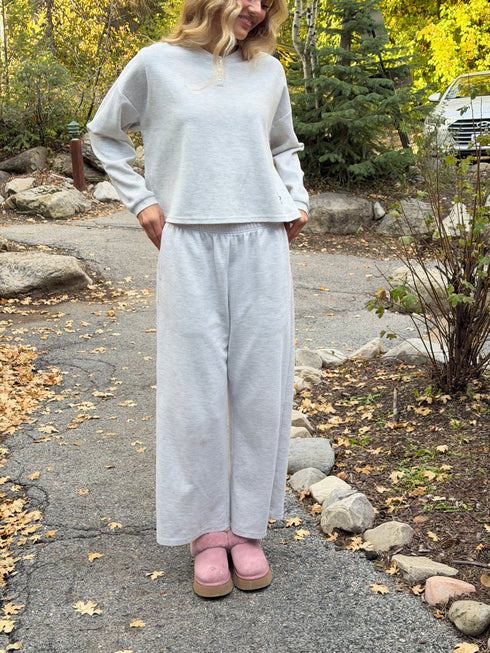 Weekend Waffle Pant // Heather