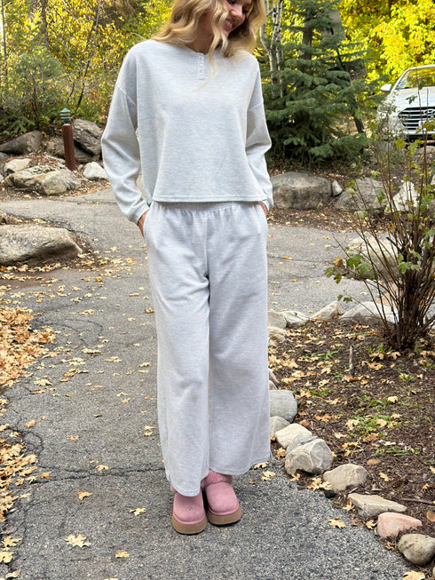 Weekend Waffle Pant // Heather *PREORDER 10/23*