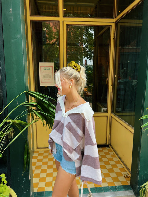 Golden Hour Striped Pullover *RESTOCKED*