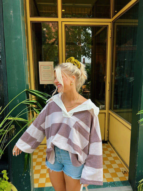 Golden Hour Striped Pullover *RESTOCKED*