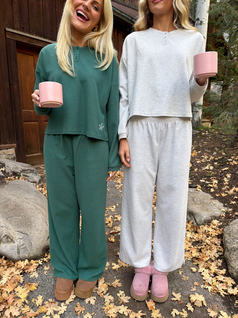 Weekend Waffle Pant // Heather *PREORDER 10/23*