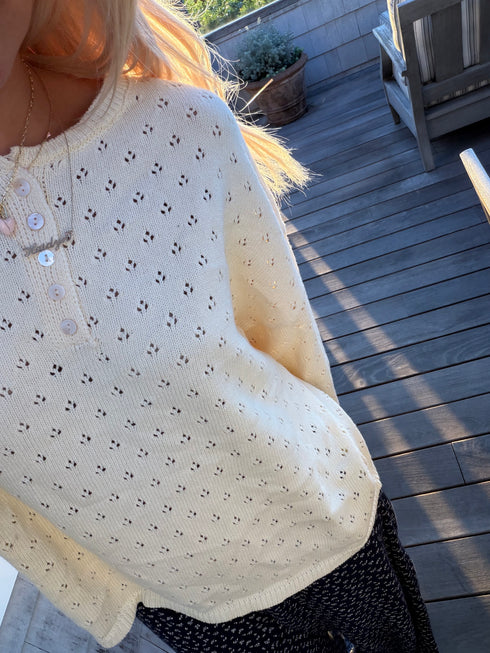 Everyday Pointelle Cutie // Cream