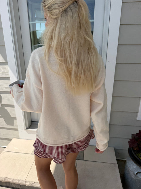 August Sweater // Cream *PREORDER 9/12*