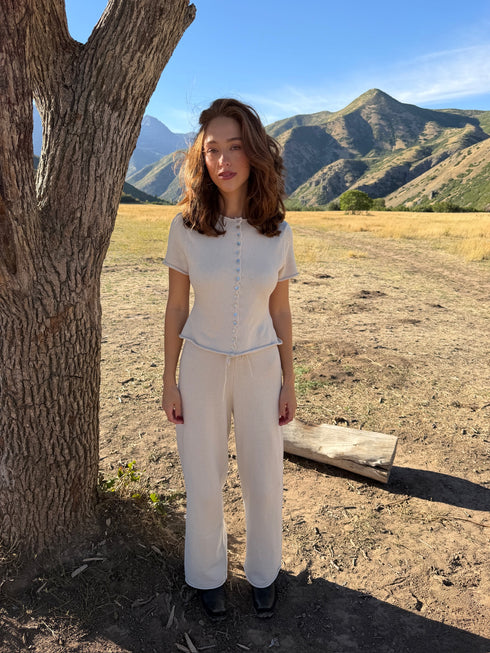 Heirloom Knit Pant // Chai