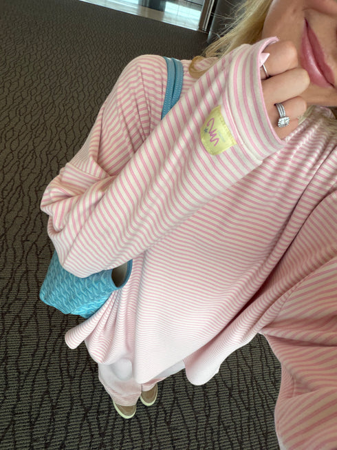 Road Trip Pullover // Candy Stripe
