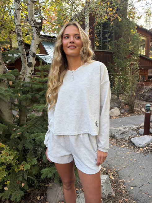 Weekend Waffle Pullover // Heather *PREORDER 10/23*
