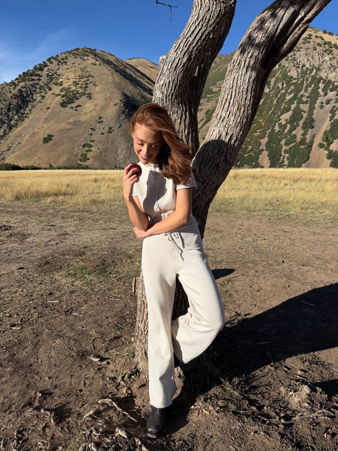Heirloom Knit Pant // Chai
