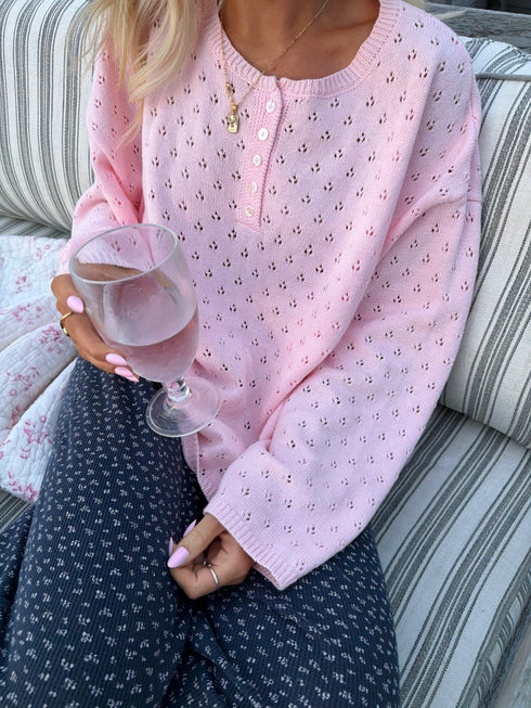 Everyday Pointelle Cutie // Baby Pink