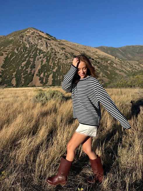 Cinny Sweater // Navy