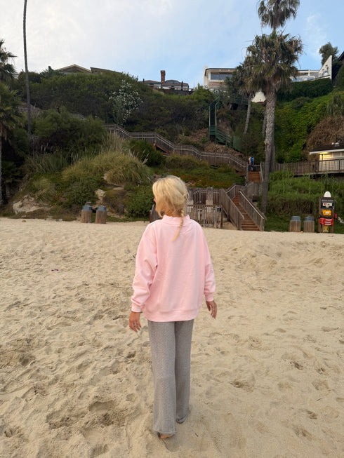 Coco Girl Mockneck // Baby Pink