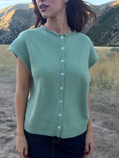 Cutie Girl Cardi // Matcha