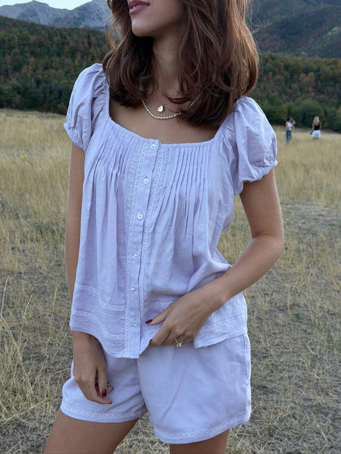 Nellie Top // Lilac
