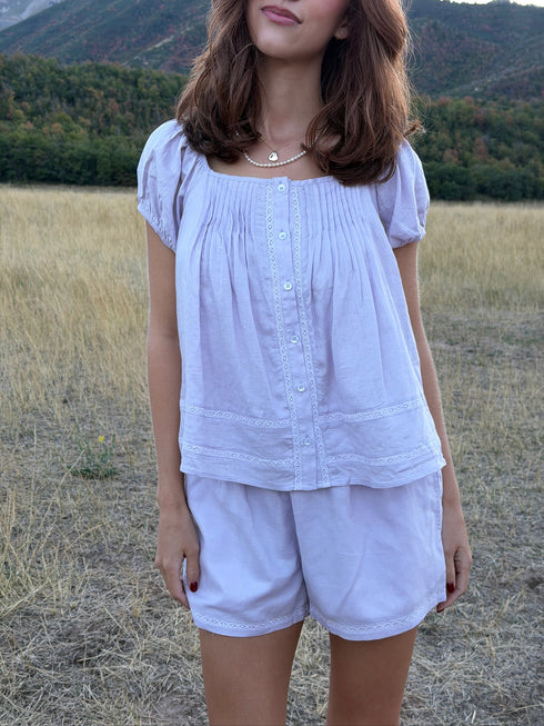 Nellie Top // Lilac