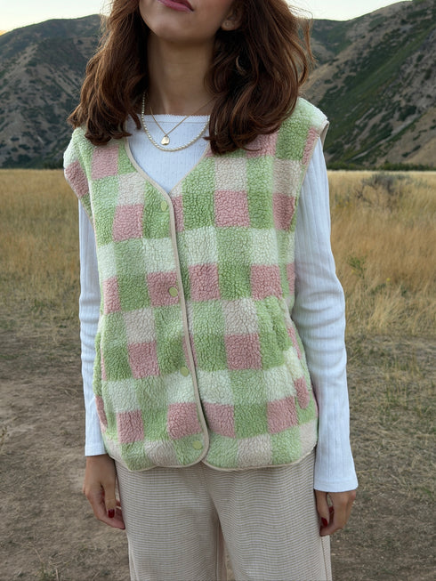 Market Mornings Vest // Sage
