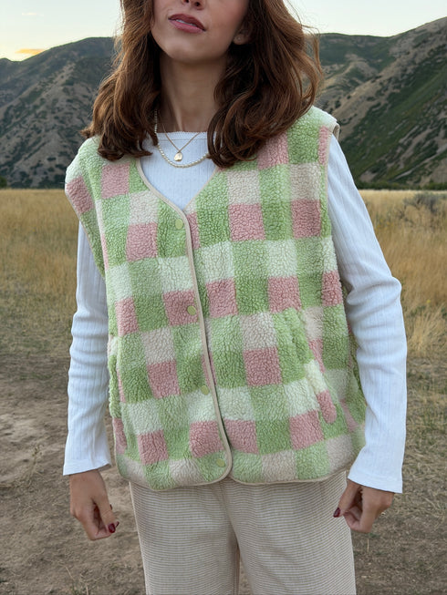 Market Mornings Vest // Sage