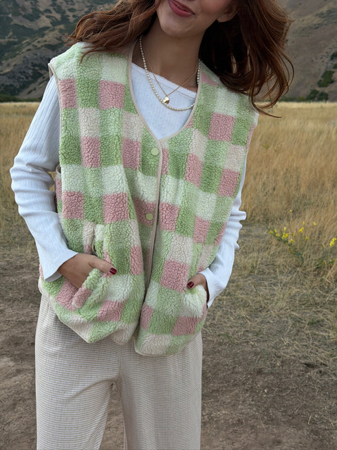 Market Mornings Vest // Sage