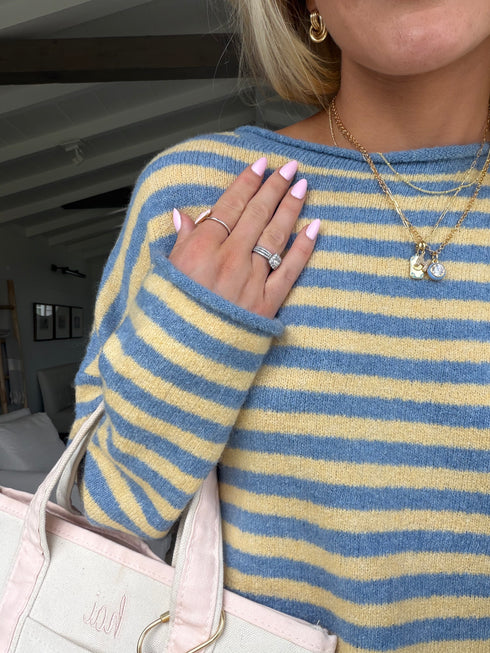 Sun Club Knit // Sunny Stripe