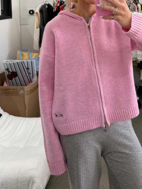 Coco Signature Zip-Up // Swirl Pink *PREORDER 9/26*