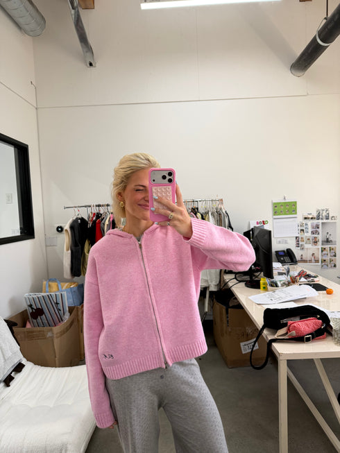 Coco Signature Zip-Up // Swirl Pink *PREORDER 9/26*