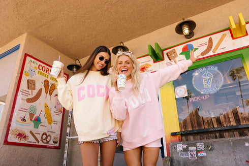 Coco Girl Mockneck // Baby Pink