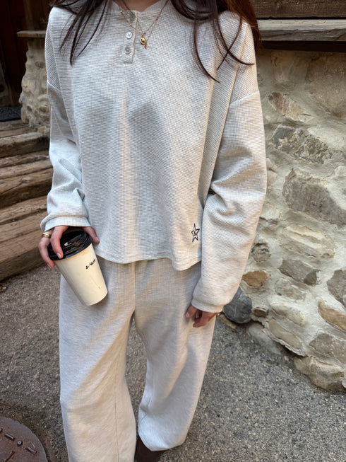 Weekend Waffle Pant // Heather *PREORDER 10/23*