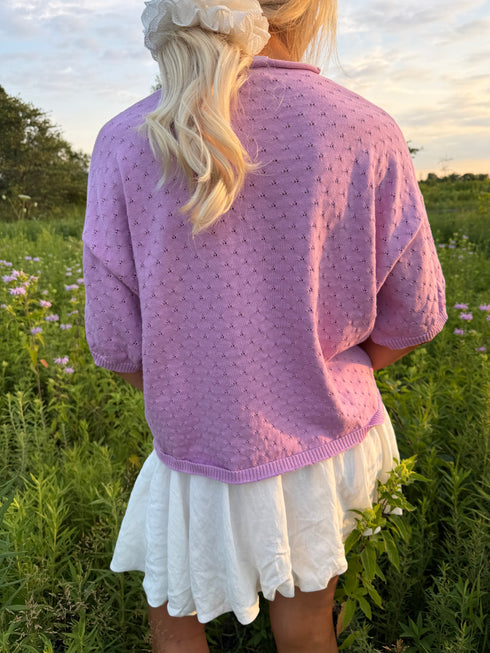 Prim Pointelle Cardi // Bloom
