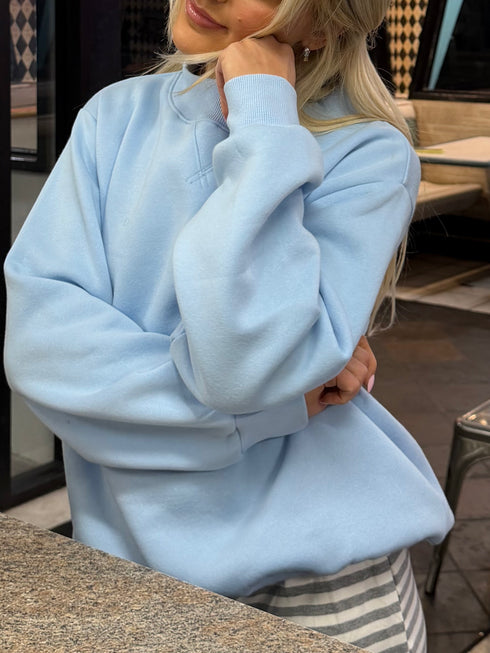 Club Coco Mockneck // Blueberry