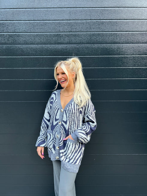 Wavy Days Cardigan