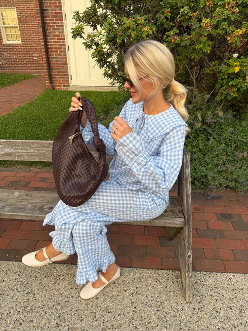 Bea Gingham Top // Skies