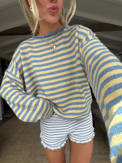 Sun Club Knit // Sunny Stripe