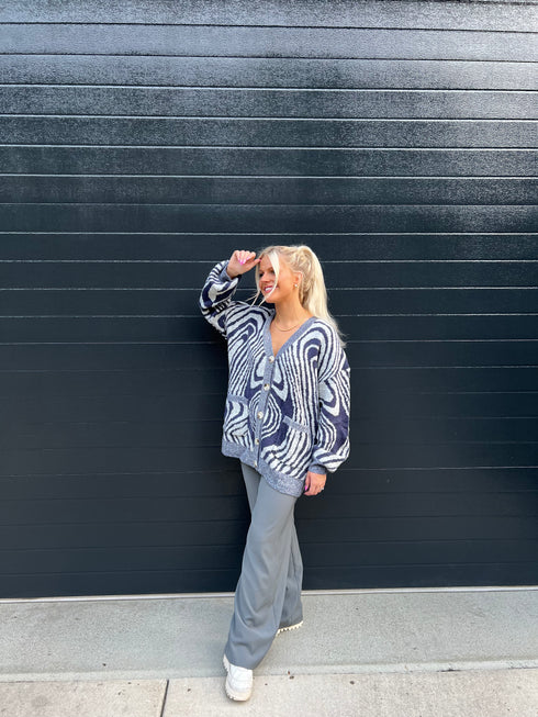 Wavy Days Cardigan