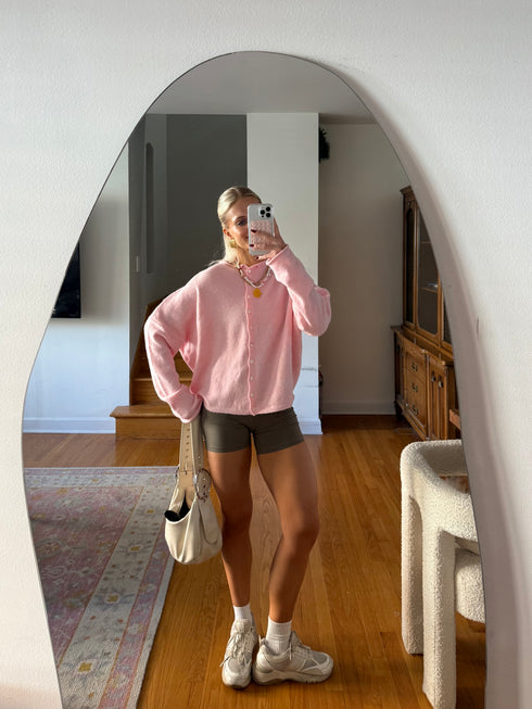 Coco Cutie Cardigan // Baby Pink