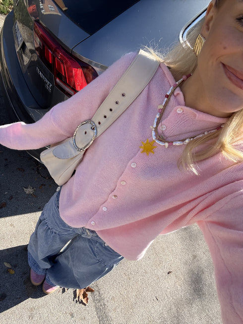 Coco Cutie Cardigan // Baby Pink *RESTOCKED*