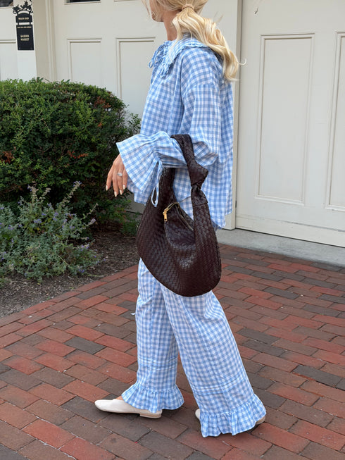 Bea Gingham Pant // Skies