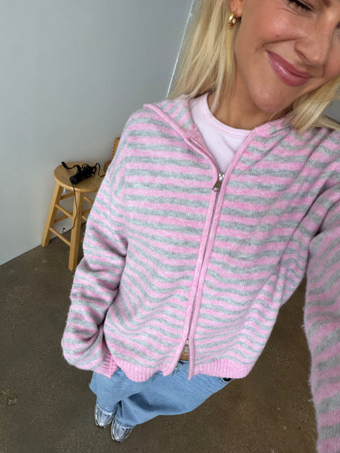Club Cute Zip Up // Cloud Pink