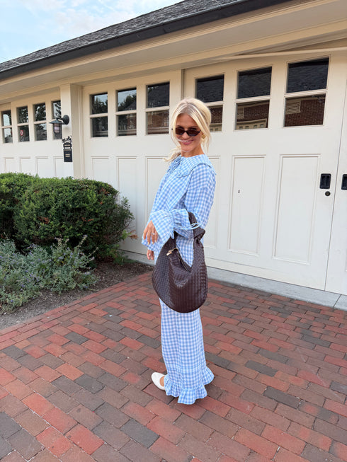 Bea Gingham Pant // Skies