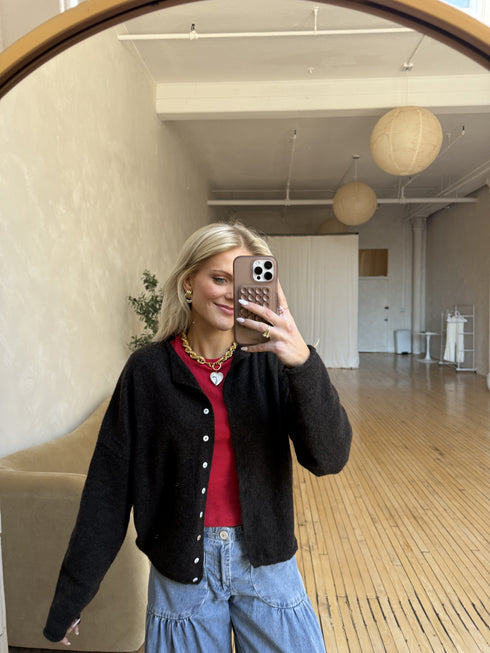 Coco Cutie Cardigan // Chocolate