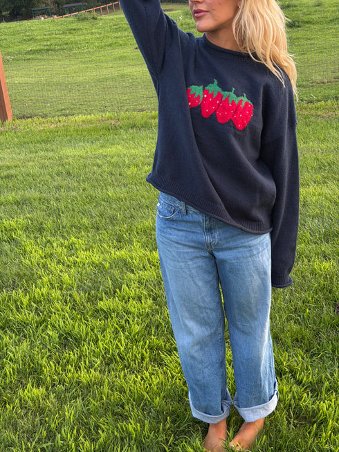 August Sweater // Navy *PREORDER 9/12*