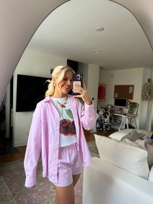 Breezy Babe Striped Set