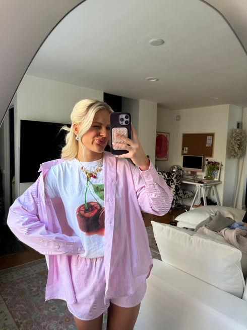 Breezy Babe Striped Set