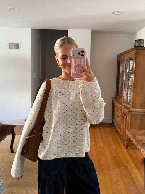 Everyday Pointelle Cutie // Dove