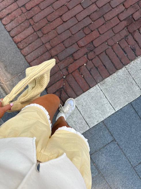 Butter & Baguette Ruffle Shorts