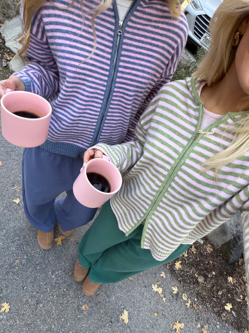 Club Cutie Zip-Up // Strawberry Matcha *PREORDER 10/23*
