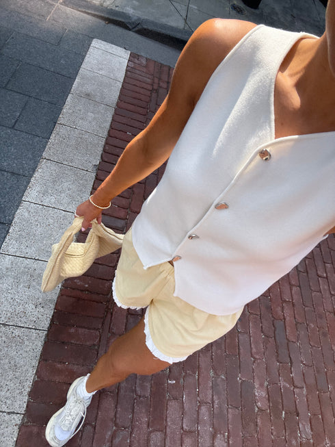 Butter & Baguette Ruffle Shorts