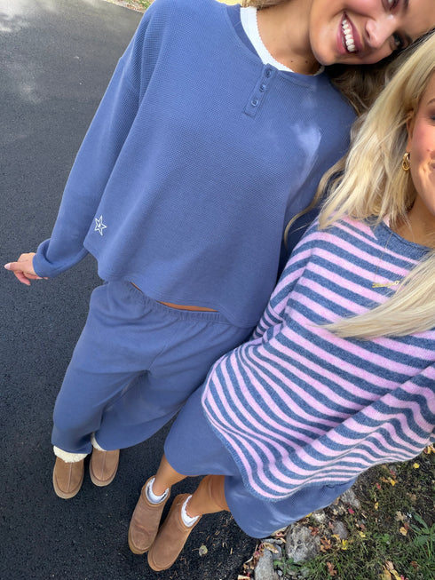 Weekend Waffle Pullover // Alpine *PREORDER 10/23*