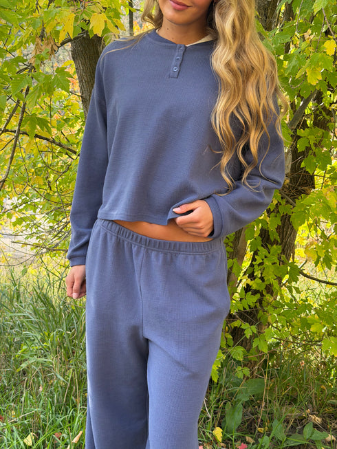 Weekend Waffle Pullover // Alpine *PREORDER 10/23*